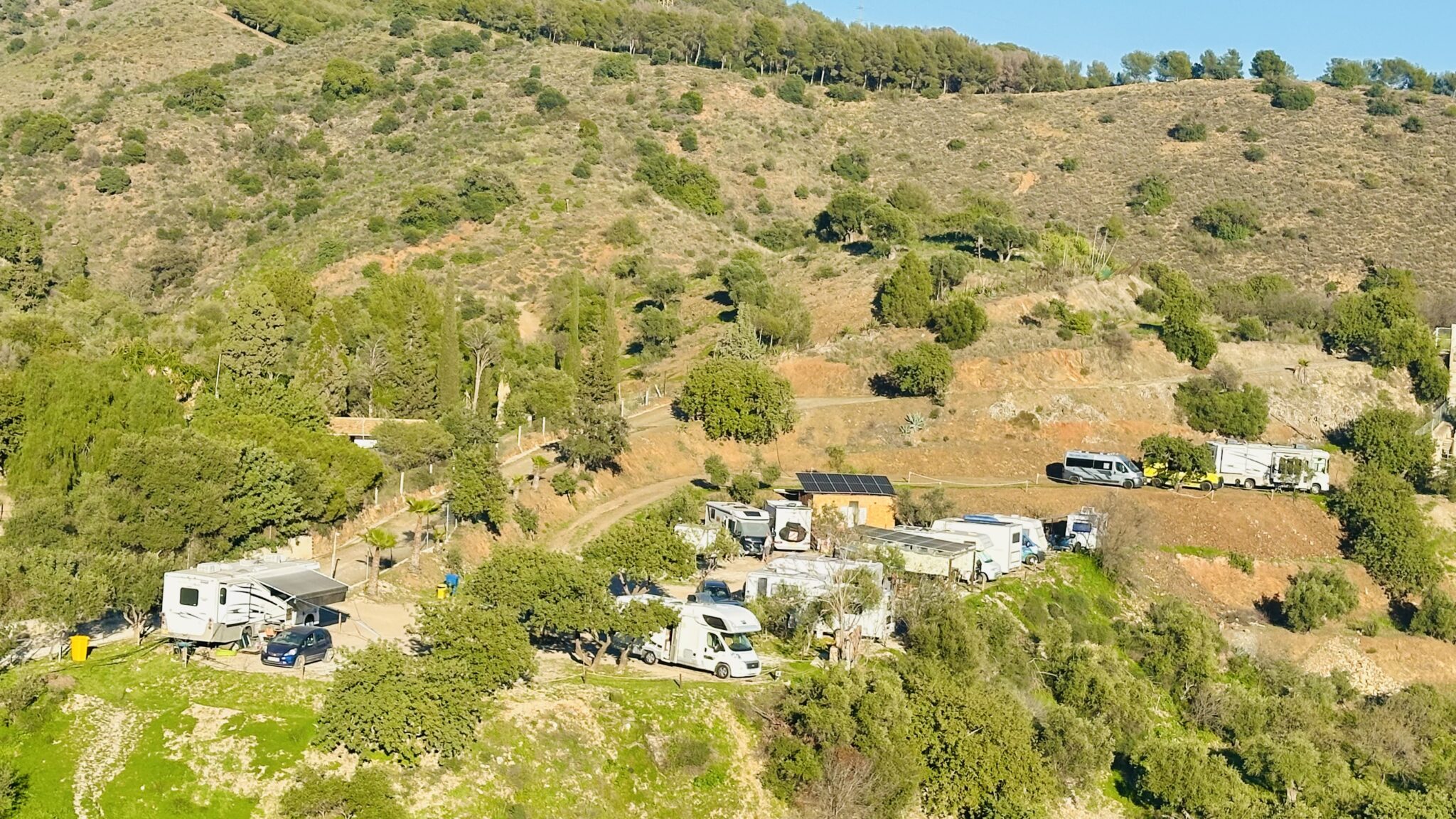 Área de autocaravanas Camping Castillo AlMálaga en Málaga, Málaga
